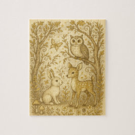Skogsbesättningar Whimsics Party Favor Pussel