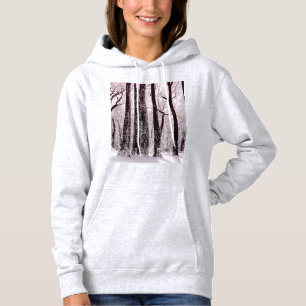 SKOGSBEVUXNA SNÖIGA VINTERLANDSKAP T SHIRT