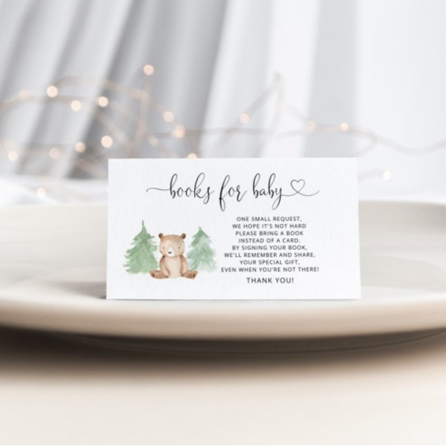 Skogsbjörn bokar för baby biljett-djurutrymmeskort tilläggskort (Skapare uppladdad)