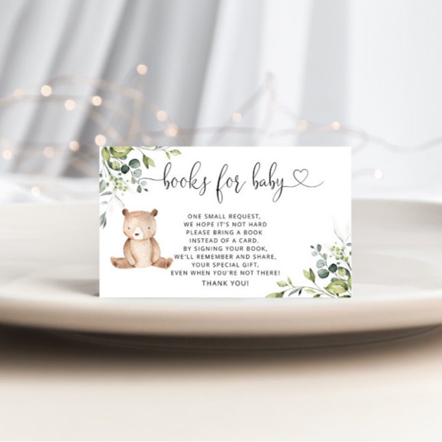 Skogsbjörn bokar för baby biljett-djurutrymmeskort tilläggskort (Skapare uppladdad)