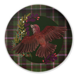 Skogsblad och Lila Finch Knopp