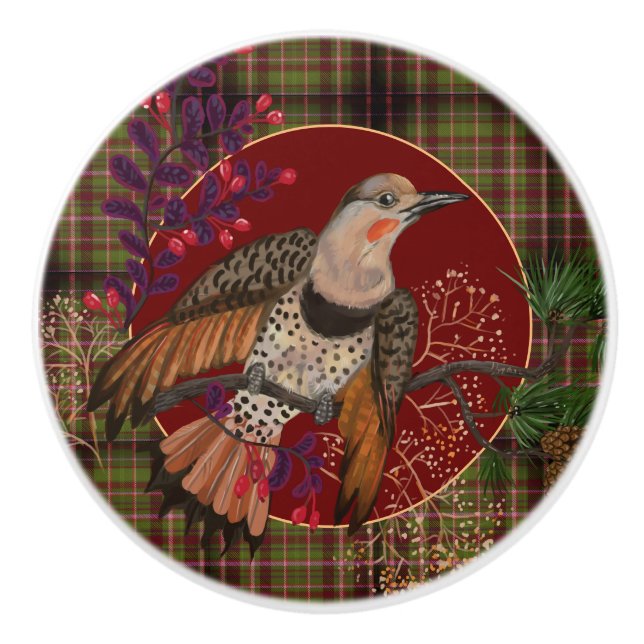 Skogsblad och nordflimmer knopp (Framsidan)