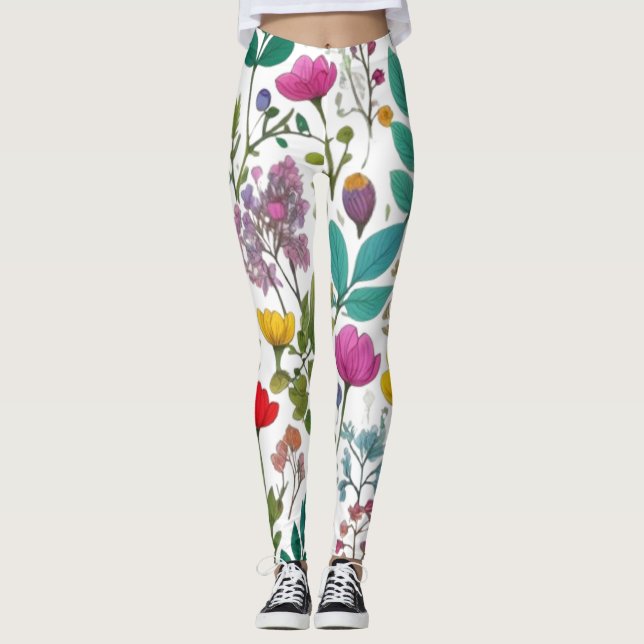 SKOGSBLOMMOR LEGGINGS (Framsida)