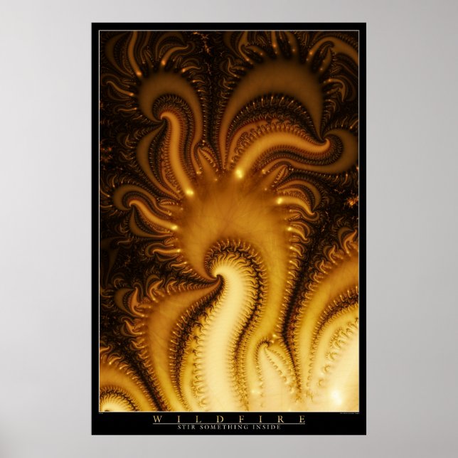 Skogsbrand Poster (Framsidan)