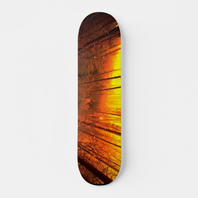 Skogsbrand Skateboard Bräda 21,5 Cm (Framsida)