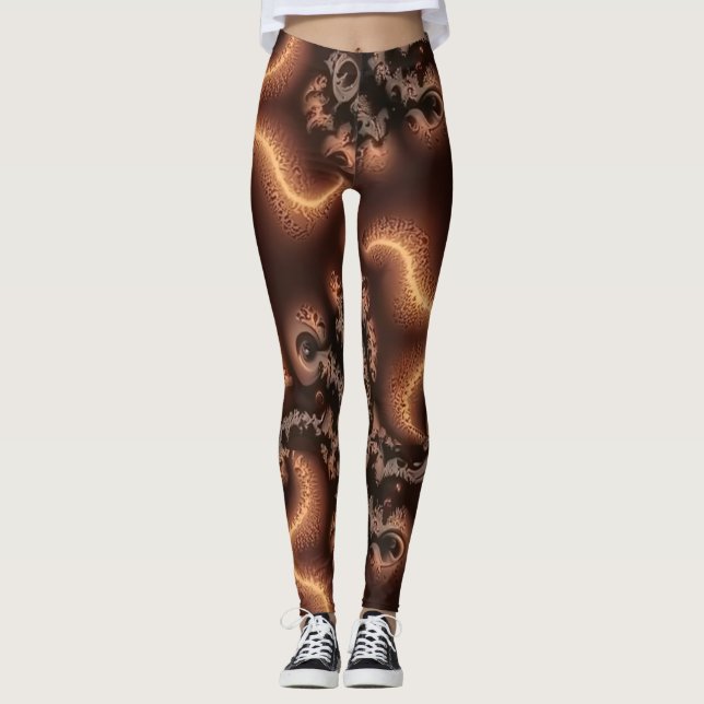 Skogsbränder Leggings (Framsida)