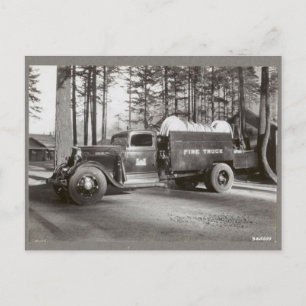 Skogsbrandsutrustning: Fire Lastbilar - Oregon Vykort