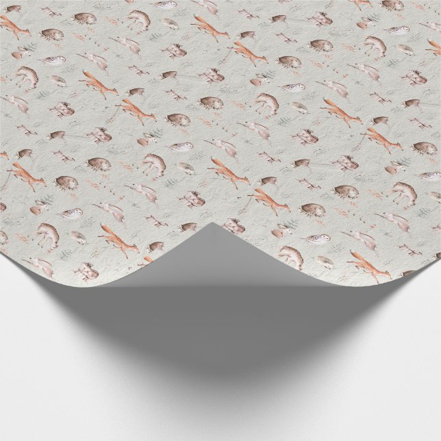 Skogsbruksdjur Presentpapper (Hörn)