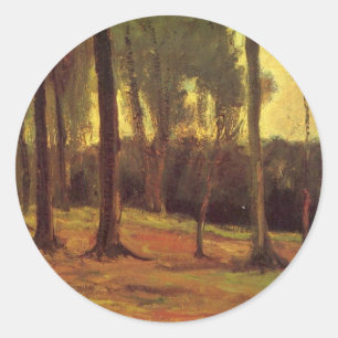 Skogsbryn av Vincent van Gogh Runt Klistermärke