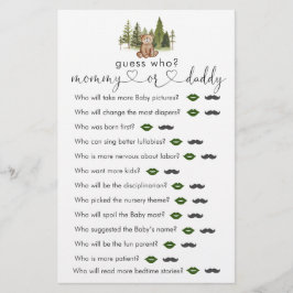 Skogsburk babyskor "Gissa vem" Game