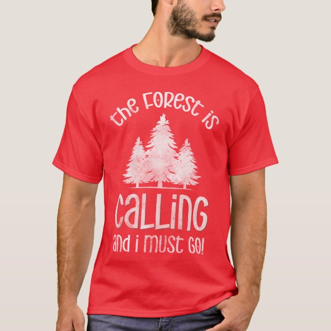 Skogscampingdjur vintage t shirt (Framsida)