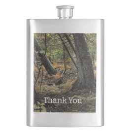 Skogscen i höst fickplunta