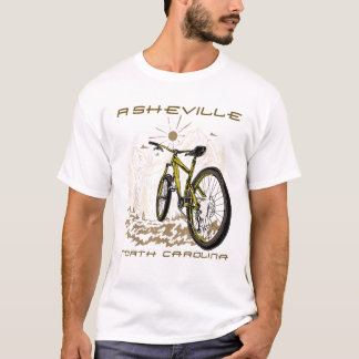 Skogscykling Asheville Norr T Shirt
