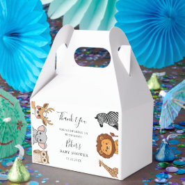 Skogsdjur Baby Shower Presentaskar