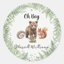 Skogsdjur baby shower