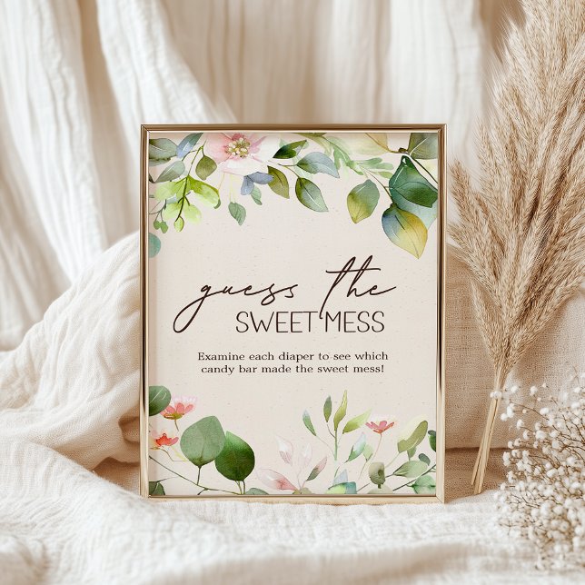 Skogsdjur Babyskor Gissa Sött  tecken Poster (Skapare uppladdad)