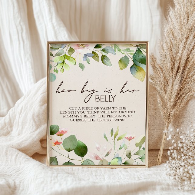 Skogsdjur - babyskylt för babykläder poster (Skapare uppladdad)