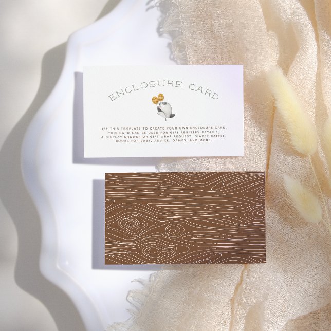 Skogsdjur Band Parad Baby Shower Tilläggskort (Skapare uppladdad)