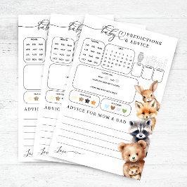 Skogsdjur Barnskor Förutsägelser Spelspel