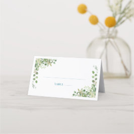 Skogsdjur Blue Lastbil Baby Shower Placeringskort