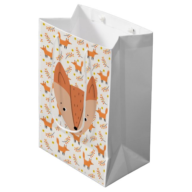 Skogsdjur Boho Design Fox (Framsidan Vinklad)