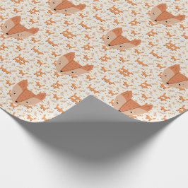 Skogsdjur Boho Design Fox Presentpapper