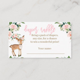 Skogsdjur dömer ut ett jaktkort för en flicka tilläggskort