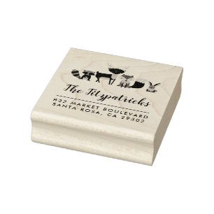 Skogsdjur   Familj Namn Returadress Stämpel