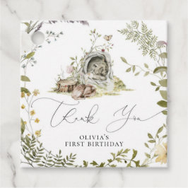 Skogsdjur - födelsedag Tack Gåvor Etiketter