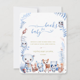 Skogsdjur för med sig ett Bok-babyvykort Anteckningskort
