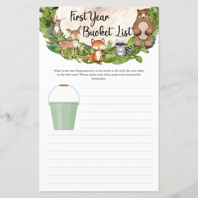 Skogsdjur - första årets buffertlista (Framsida)