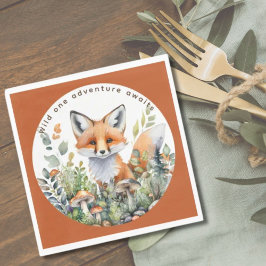 Skogsdjur Fox Partyware Decor Dining Pappersservett