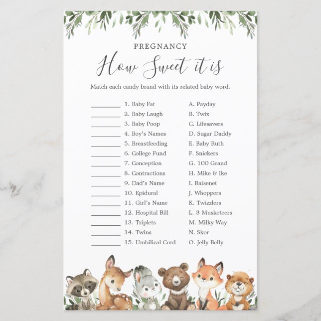 Skogsdjur Gravid hur söt det är att leka (Framsida)