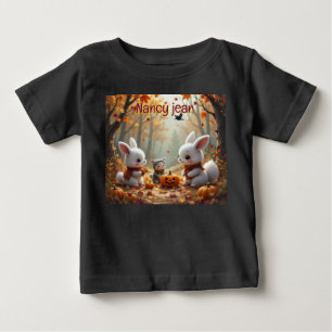 Skogsdjur halloweenfest personalisera t shirt