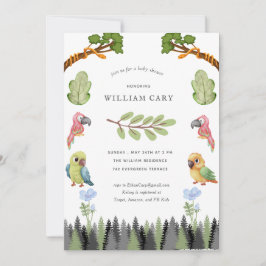 Skogsdjur Inbjudningar