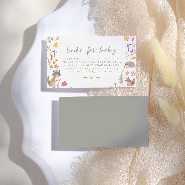 Skogsdjur Kön Neutral babystötare Tilläggskort (Skapare uppladdad)