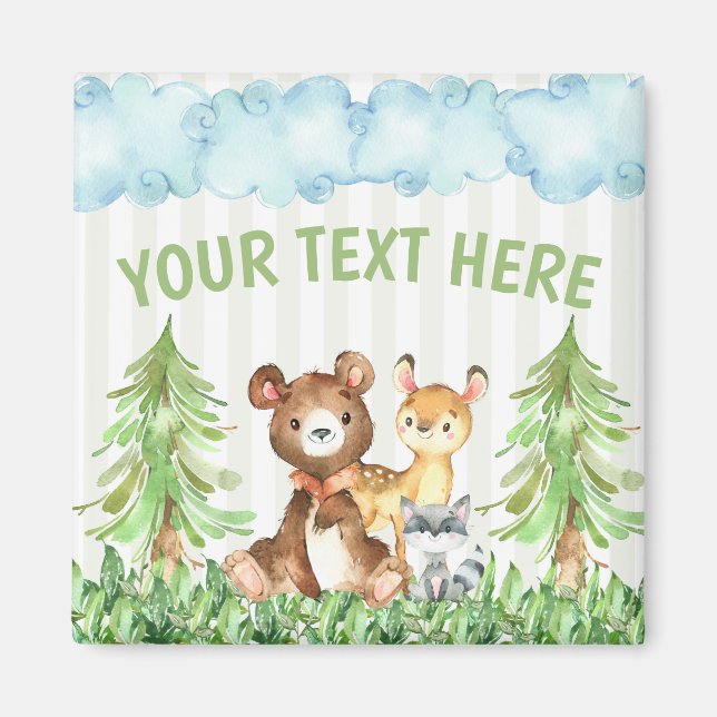 Skogsdjur Kylskåp, magnet (Framsidan)