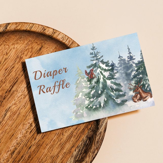 Skogsdjur liggande Äventyr babyskor Visitkort (Skapare uppladdad)