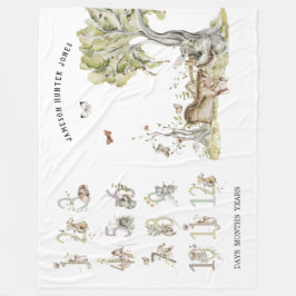 Skogsdjur | Milstolpe Baby Fleecefilt