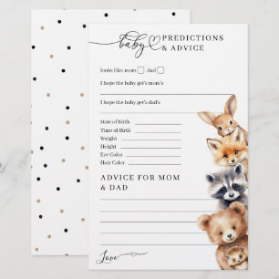 Skogsdjur - minimalistiskt babylådspel