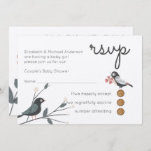 Skogsdjur Par BABY SHOWER