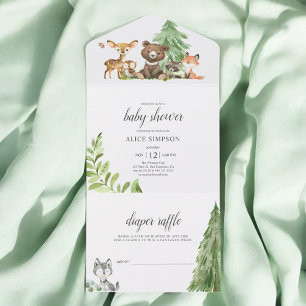 Skogsdjur - Rustic Baby Shower