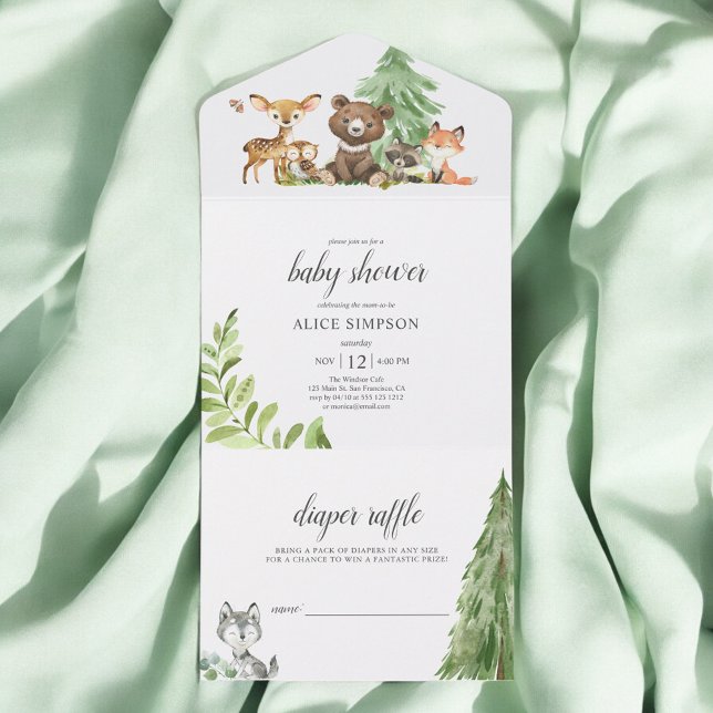 Skogsdjur - Rustic Baby Shower (Skapare uppladdad)