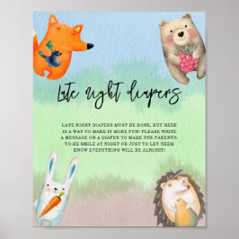 Skogsdjur - Sängvätare Poster