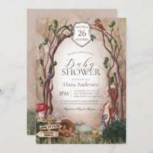 Skogsdjur sjunker hösten Skogshusare