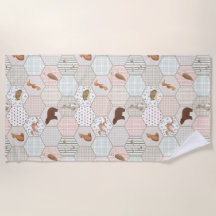 Skogsdjur Skogs Patchwork Baby Shower Present