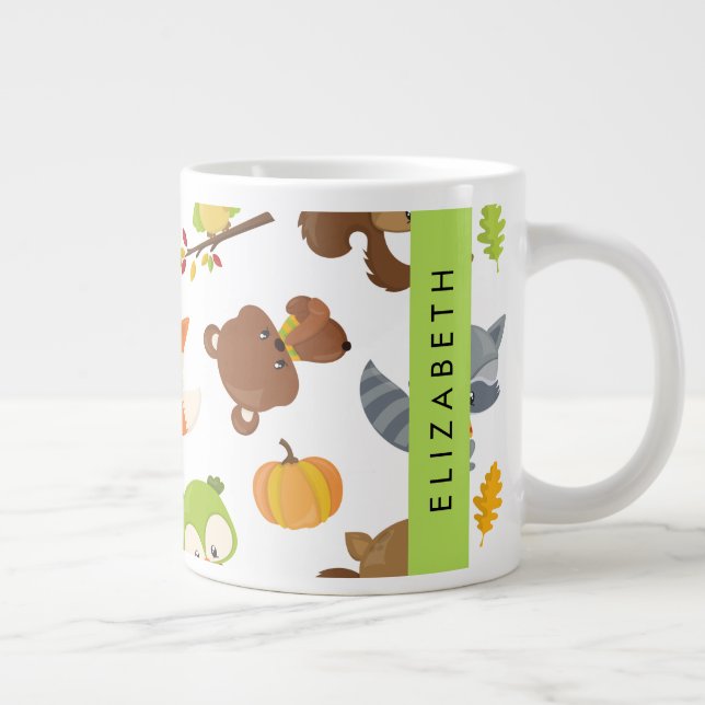 Skogsdjur, skogsdjur, ditt namn jumbo mugg (Höger)