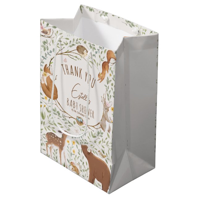 Skogsdjur Skogsvänliga babyskor (Framsidan Vinklad)