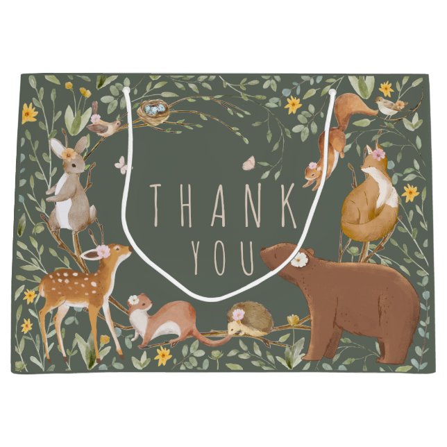 Skogsdjur Skogsvänliga babyskor (Framsidan)