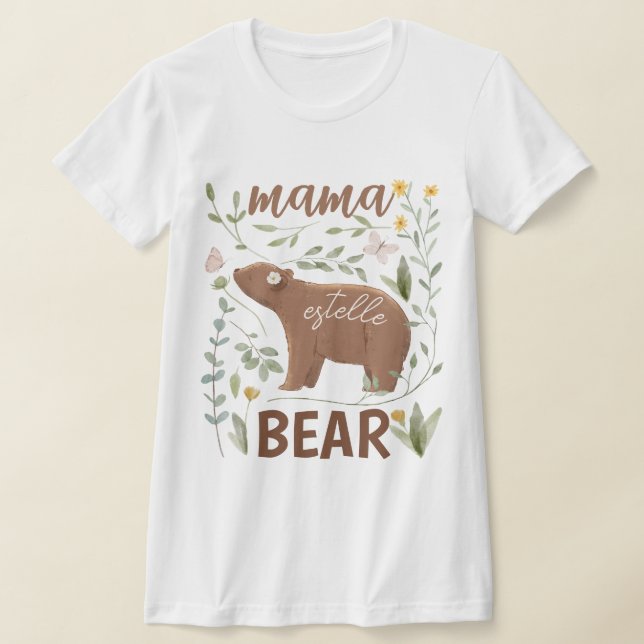 Skogsdjur Skogsvänliga babyskor T Shirt (Laydown)